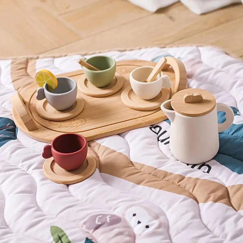 Brinquedo Infantil Madeira Hora do Chá Lenogue