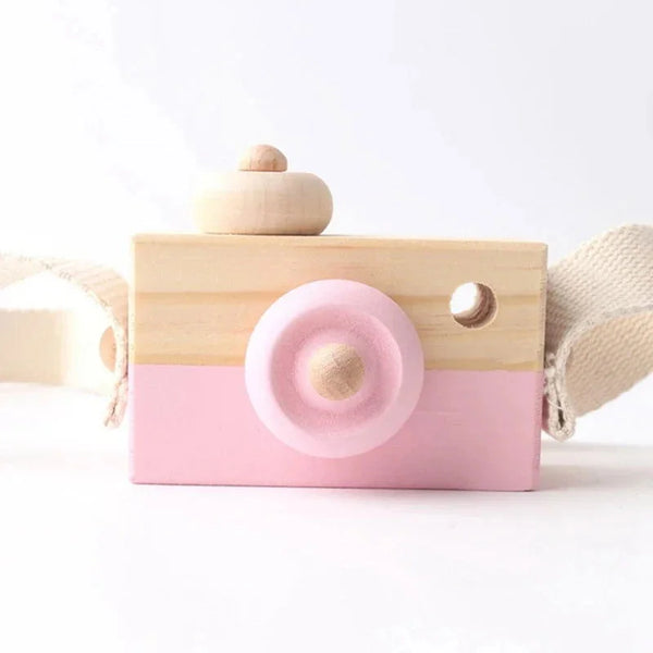 Brinquedo Infantil Madeira Montessori Câmera Lenogue